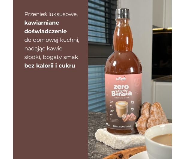 LOCCO 0 kcal syrop Barista ze stewią o smaku Piernika - 1503775 - zdjęcie 3